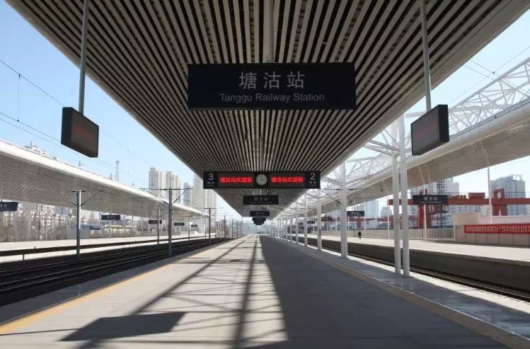 塘沽南站,中国现完整保存的最早的火车站,现在已成旅游景点