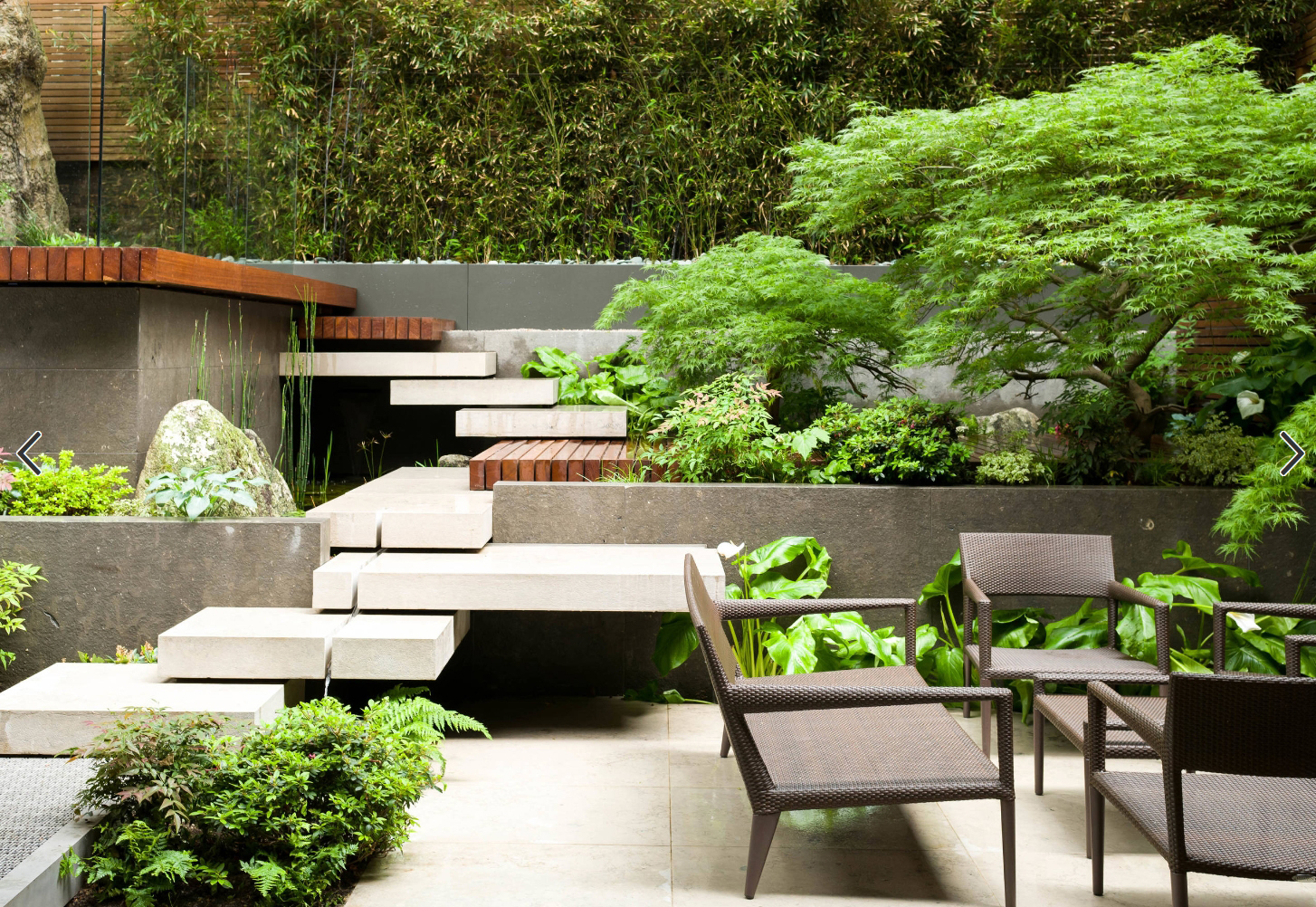 一个院子三层花园,庭院中的跃层,没想到私家花园还可以这么设计