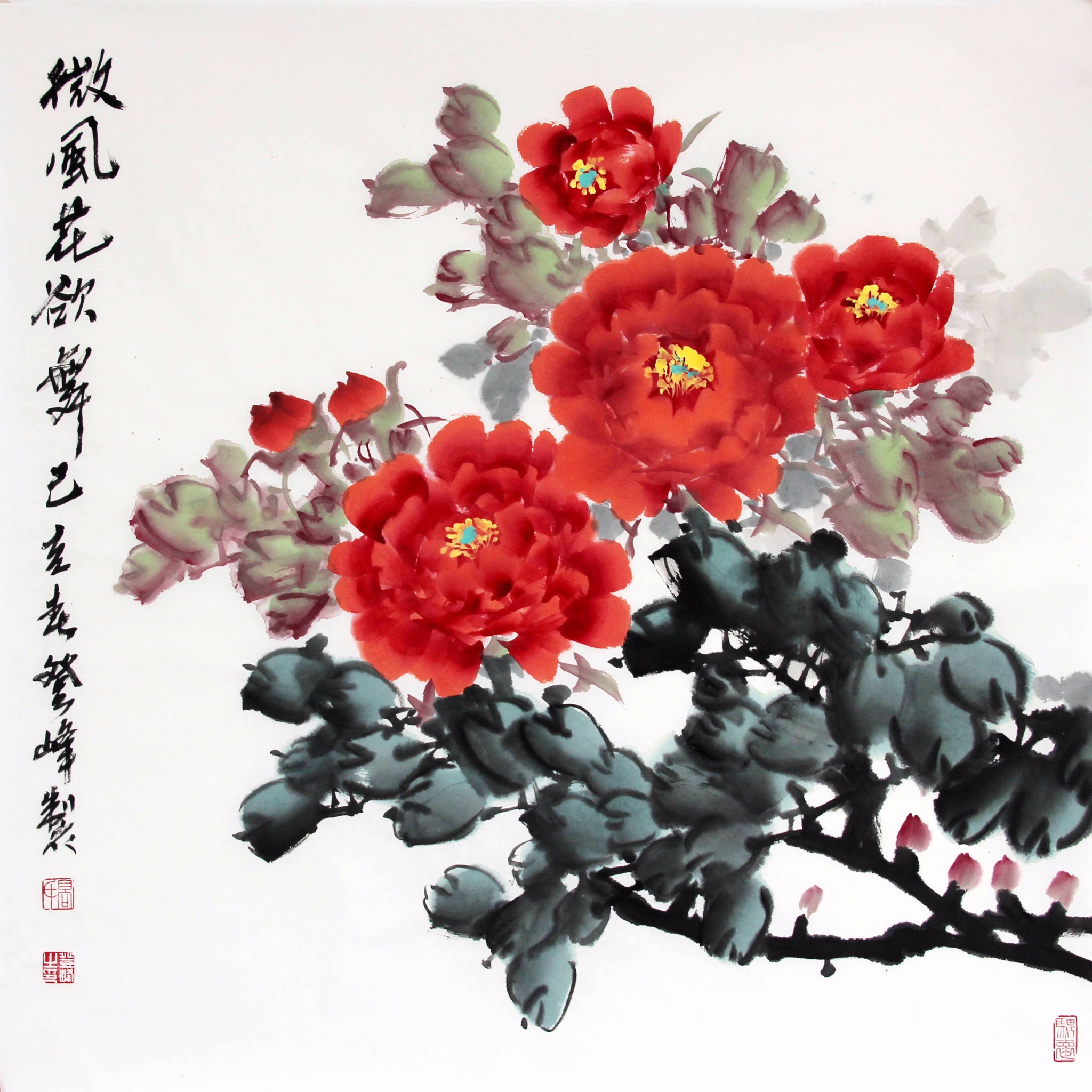 高登峰牡丹作品欣赏