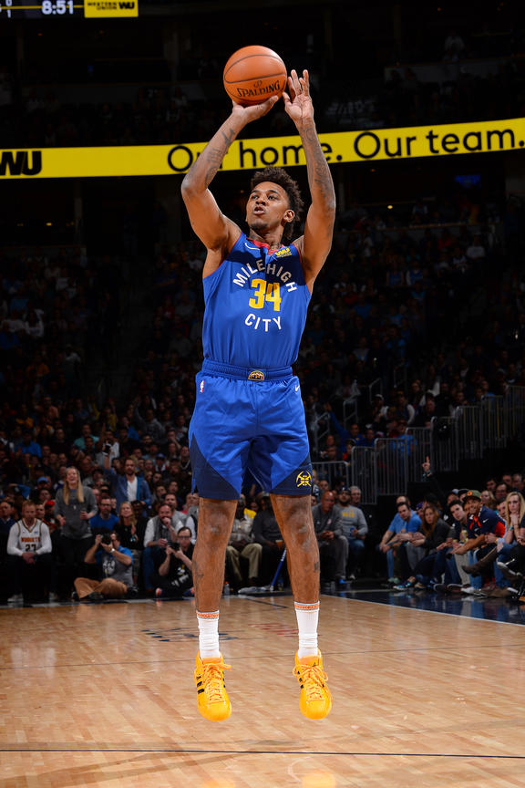 尼克·杨首秀6分 约基奇24 15 9 掘金主场胜雷霆