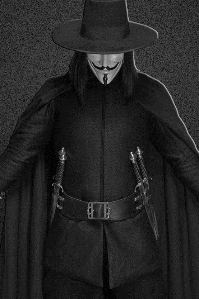 iphone6v字仇杀队经典壁纸,分辨率640x960