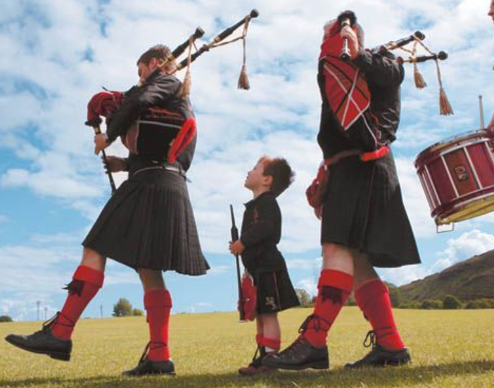 苏格兰男子的"基尔特"短裙