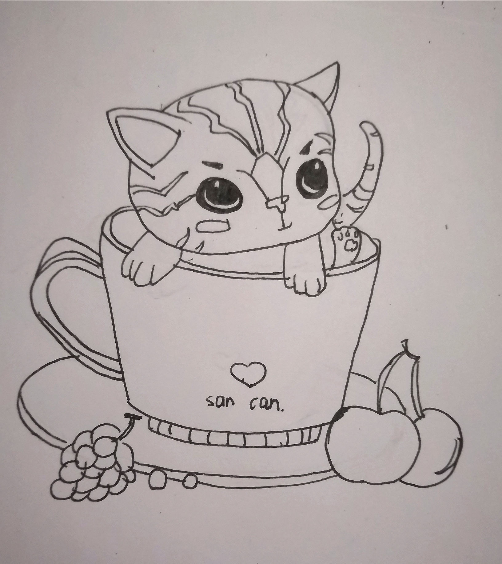 感谢作者《三灿》提供手绘作品 《有趣表情包》已获得独家授权发布