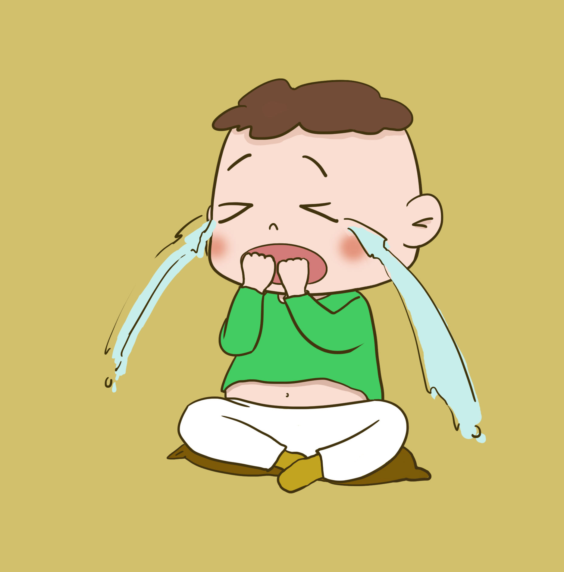 宝宝摔倒后后脑勺着地要紧吗,要看这两个信号