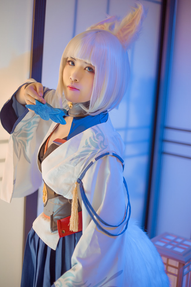 碧蓝航线:白丝长腿小姐姐cos加贺,做你的加贺舰娘