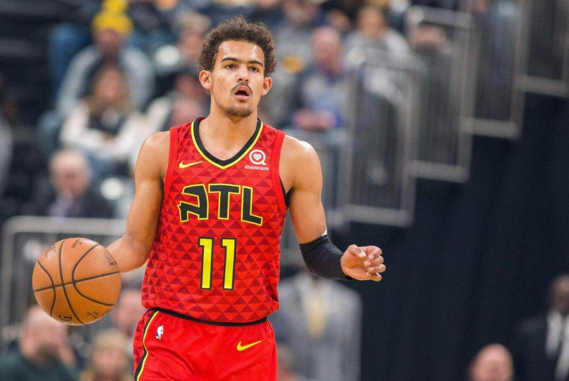 老鹰队特雷杨的三分命中率为23.9%,刚刚被评为本月东部新秀