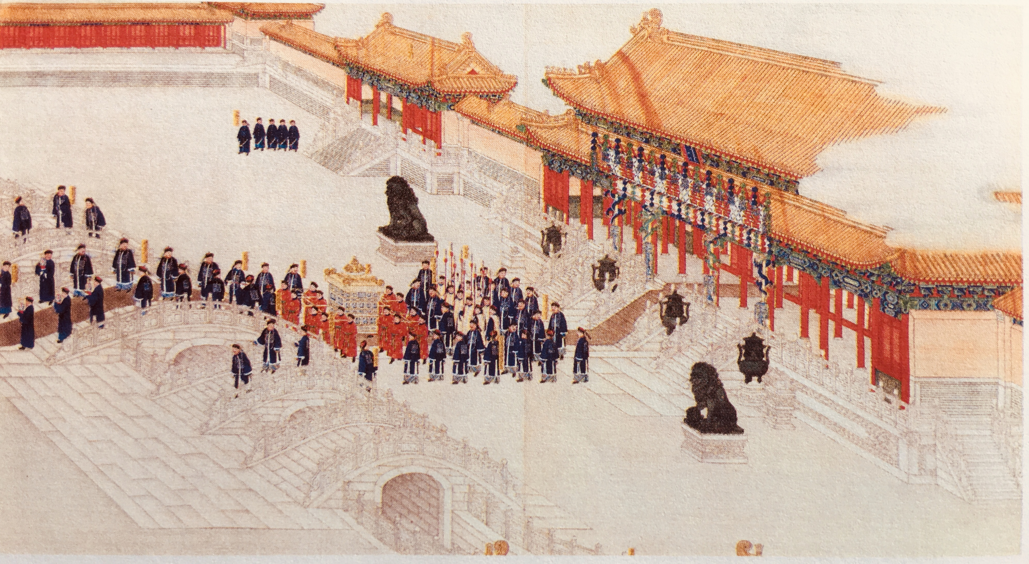 光绪大婚图,媲美《清明上河图》,光绪大婚花550万两白银