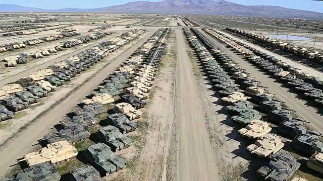 美军仓库中武器堆积如山,主战坦克多达2000辆,真正实力不容小觑