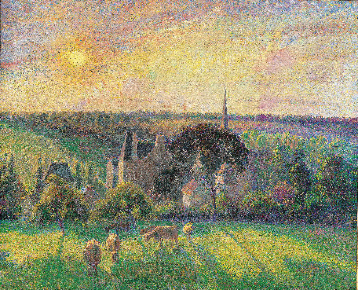 寻常的乡村景色他却画出令人窒息的美感,大师毕沙罗油画风景欣赏