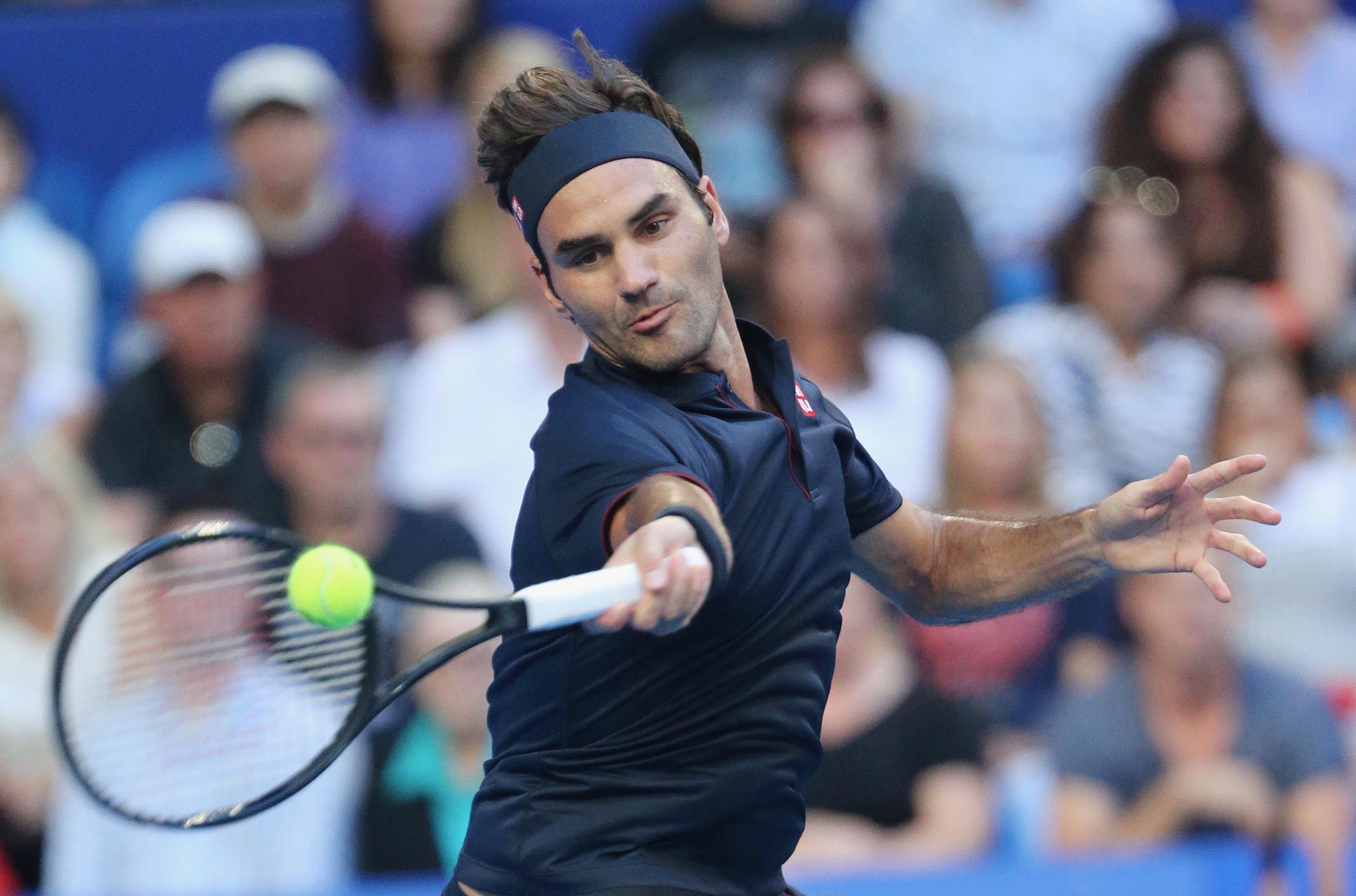 网球——霍普曼杯:费德勒首战告捷(1)