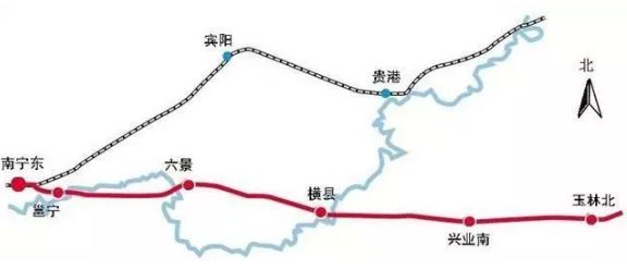 广西南玉高铁路线图图片