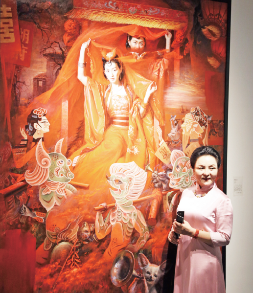 "致意聊斋" 用油画创作别样聊斋——安静油画作品展开展
