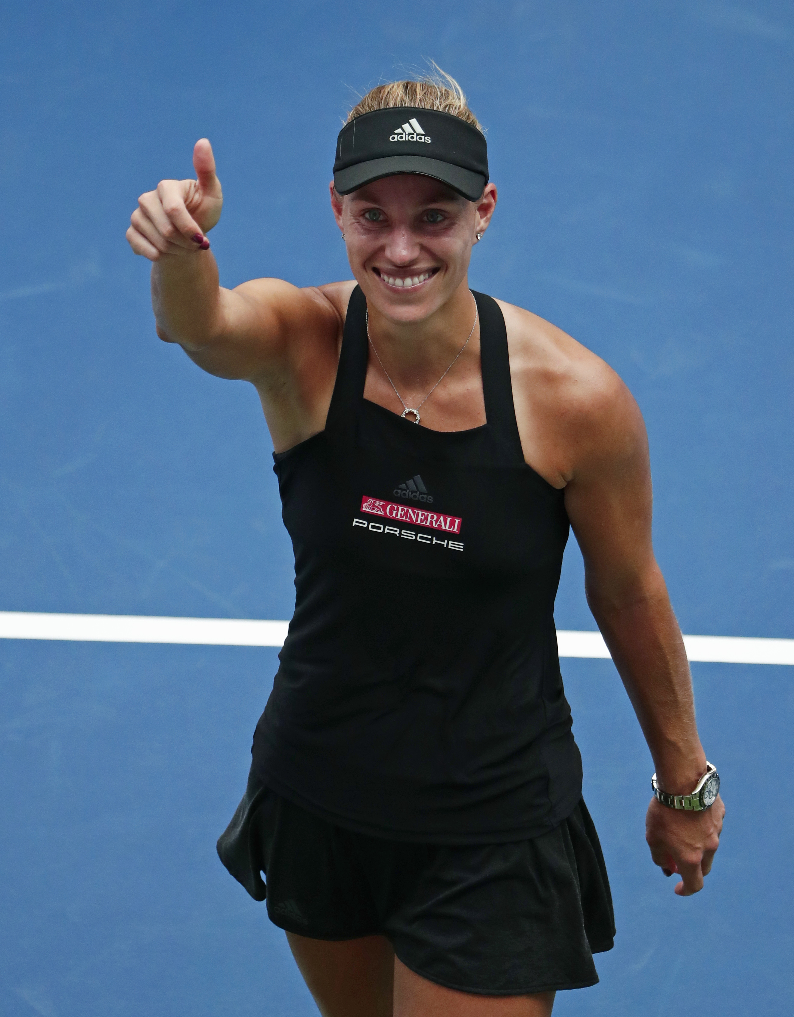 网球——美网:科贝尔晋级(13)