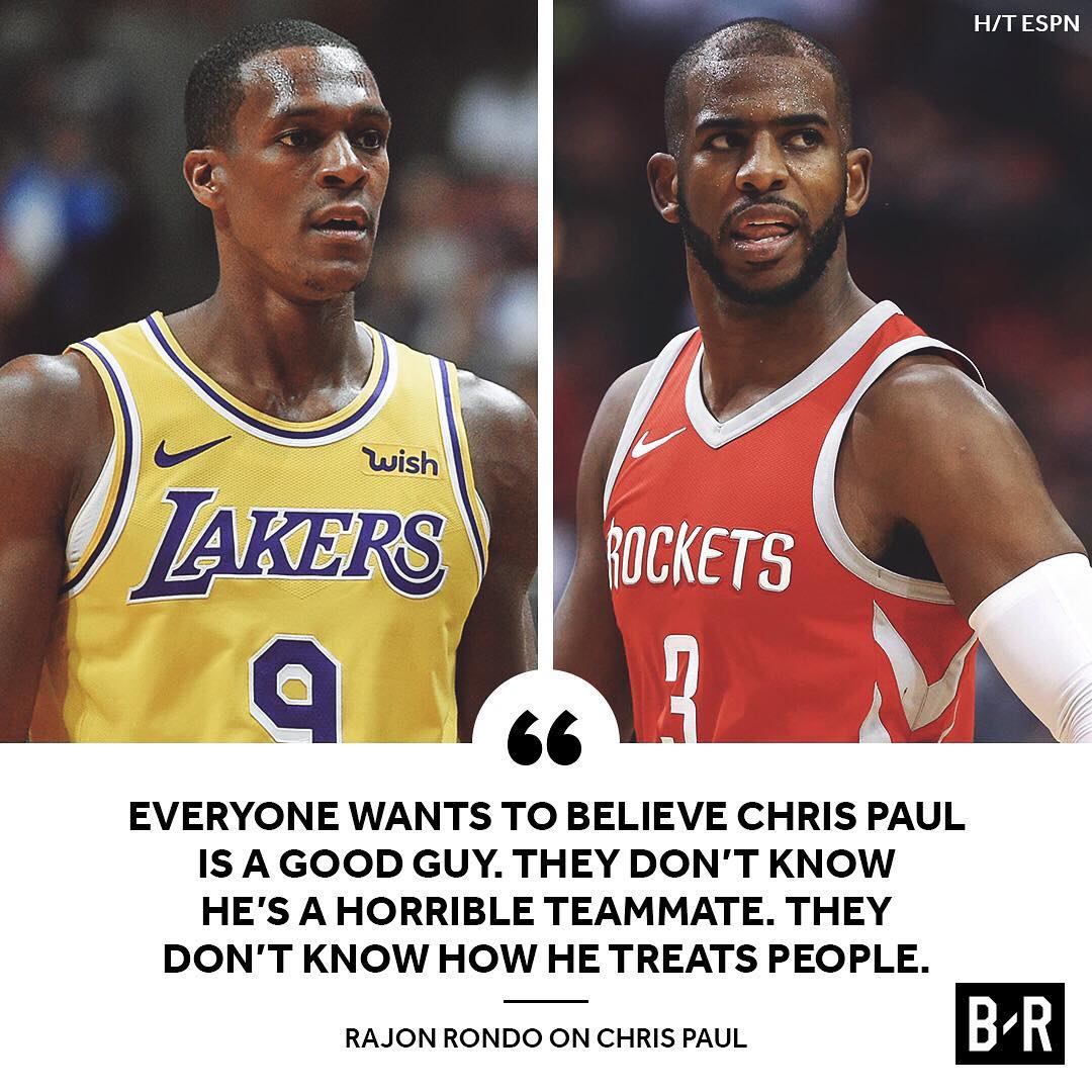 格伦-戴维斯评论保罗隆多冲突:保罗是个糟糕的队友