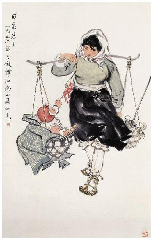 「津门网」周昌谷:现代浙派人物画代表人物之一