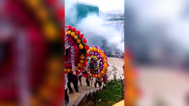 陝南安康白河縣農村葬禮.小鮮女上傳(孝歌.花鼓.民歌.道場)