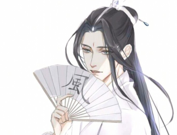 花城唯美的背影,真的有够美的吧,不知道还以为仙女下凡,果然长得的