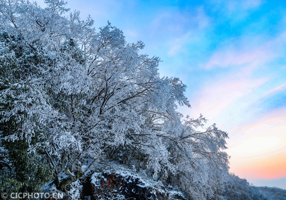 华蓥雪霁 美不胜收