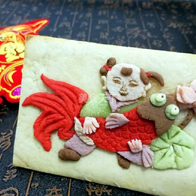 天津特产:杨柳青年画饼干,既能赏画,饿了还能吃,值得收藏
