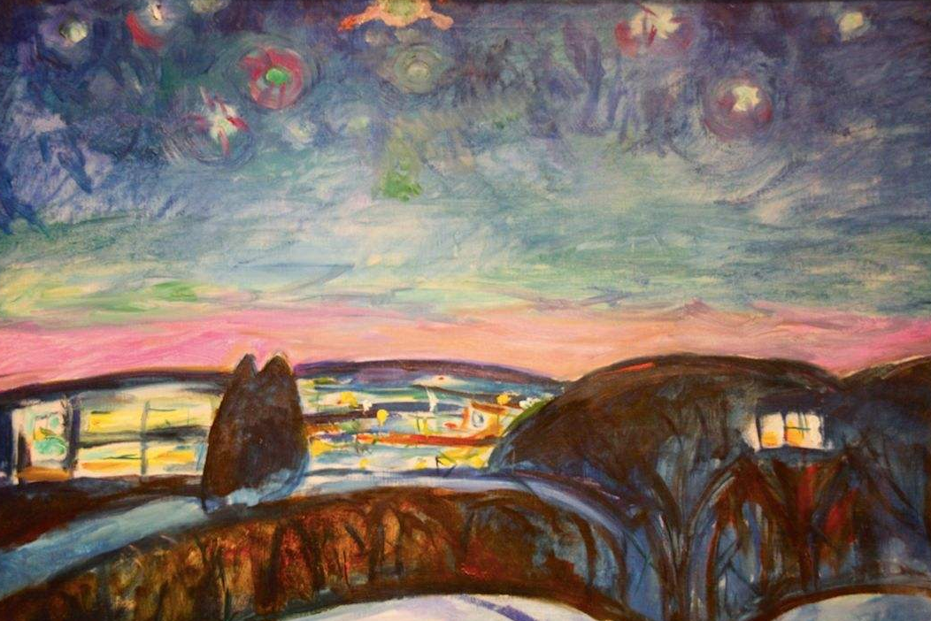 蒙克的作品比较压抑,他将自己的情绪放入画中,让人能够感受得到