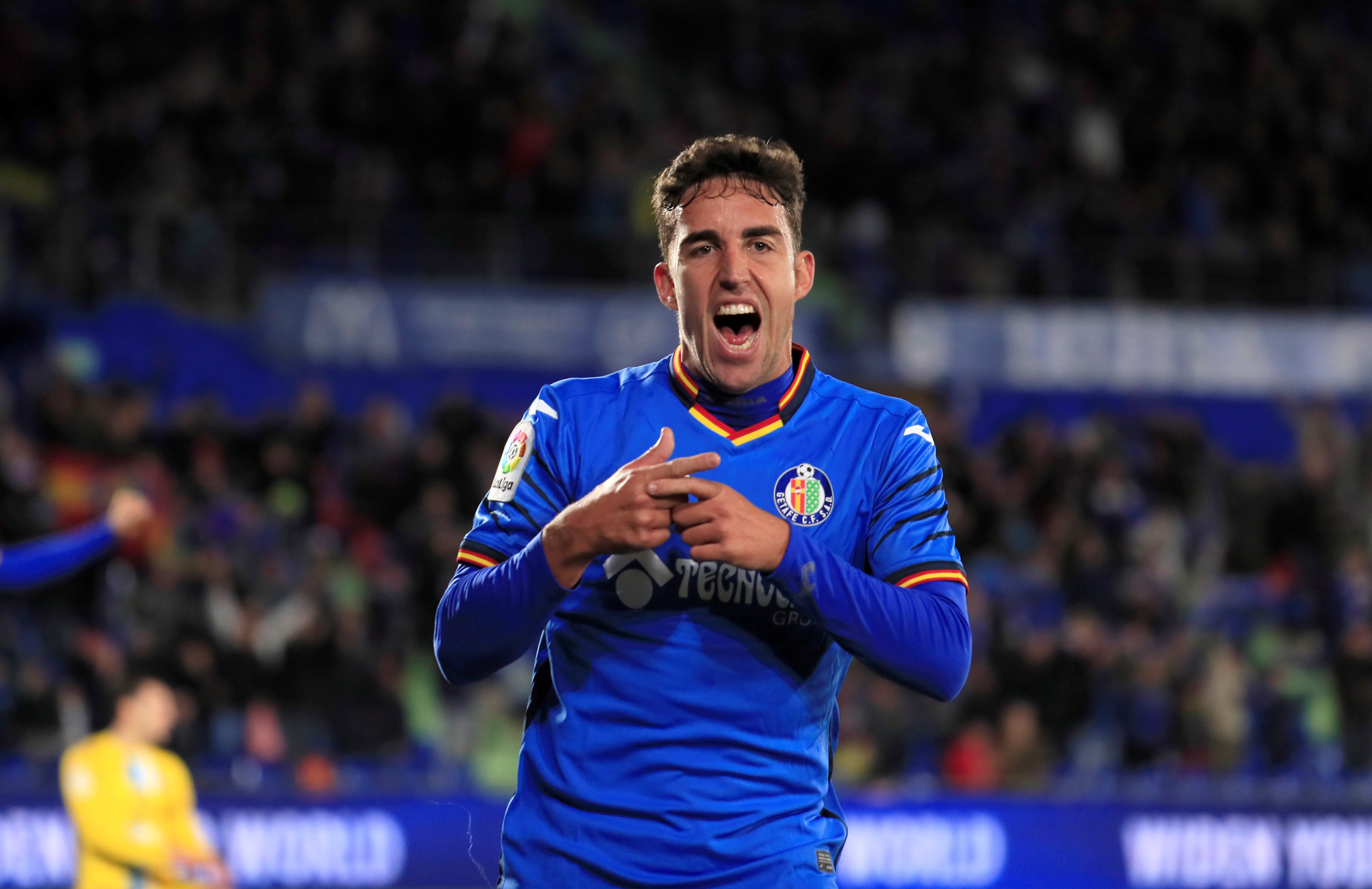 足球——西甲联赛:赫塔菲胜西班牙人