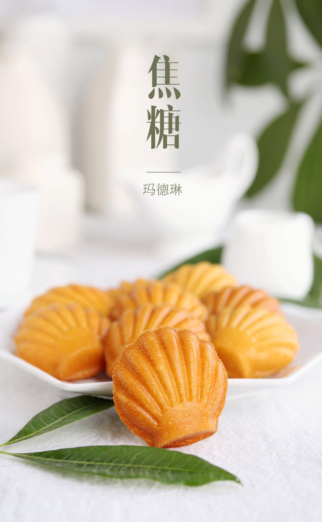 玛德琳蛋糕(madeleines,或madeleine commercy)是法国甜点中的经典,她