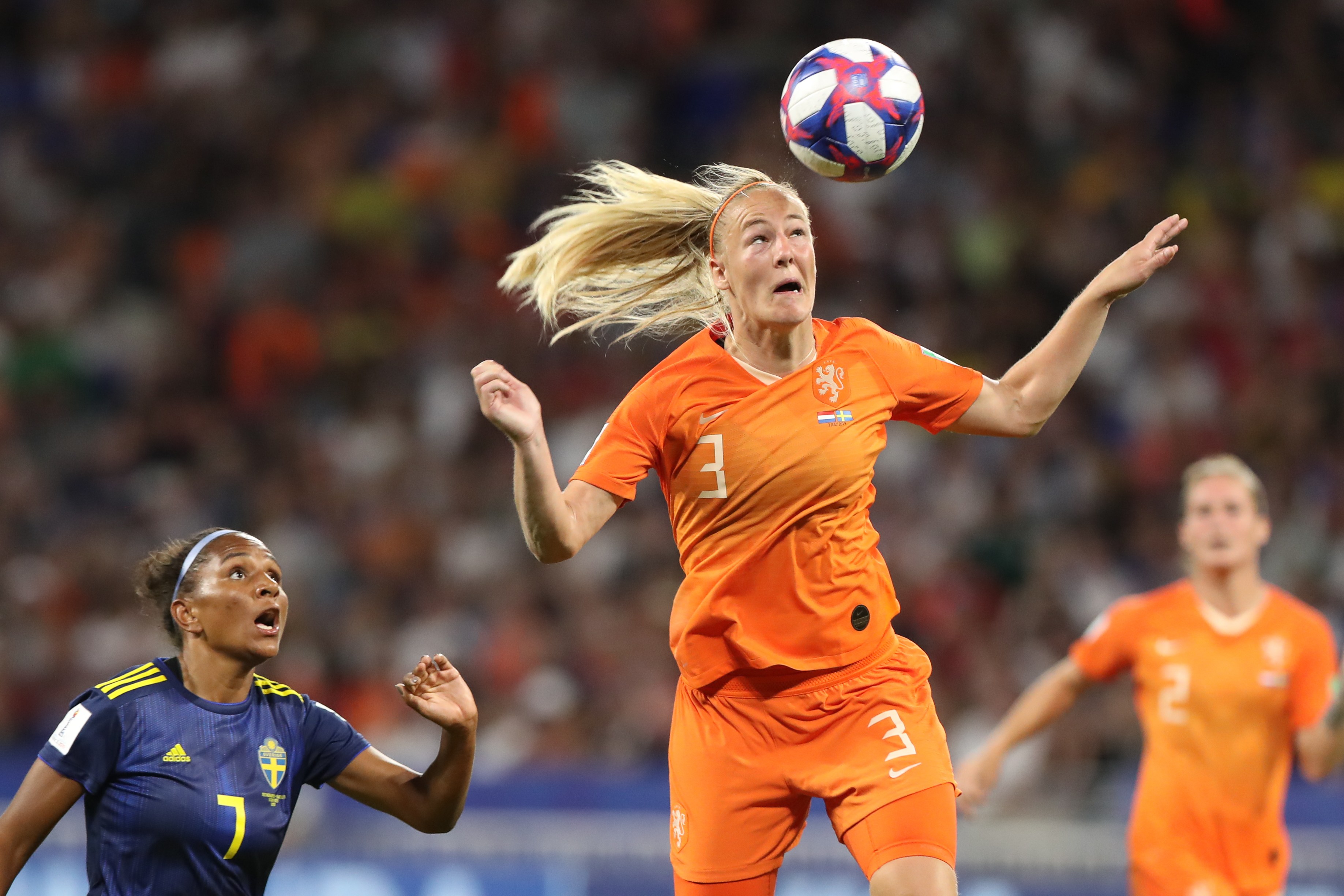 新华社照片,里昂(法国),2019年7月4日    (女足世界杯)(10)足球——半