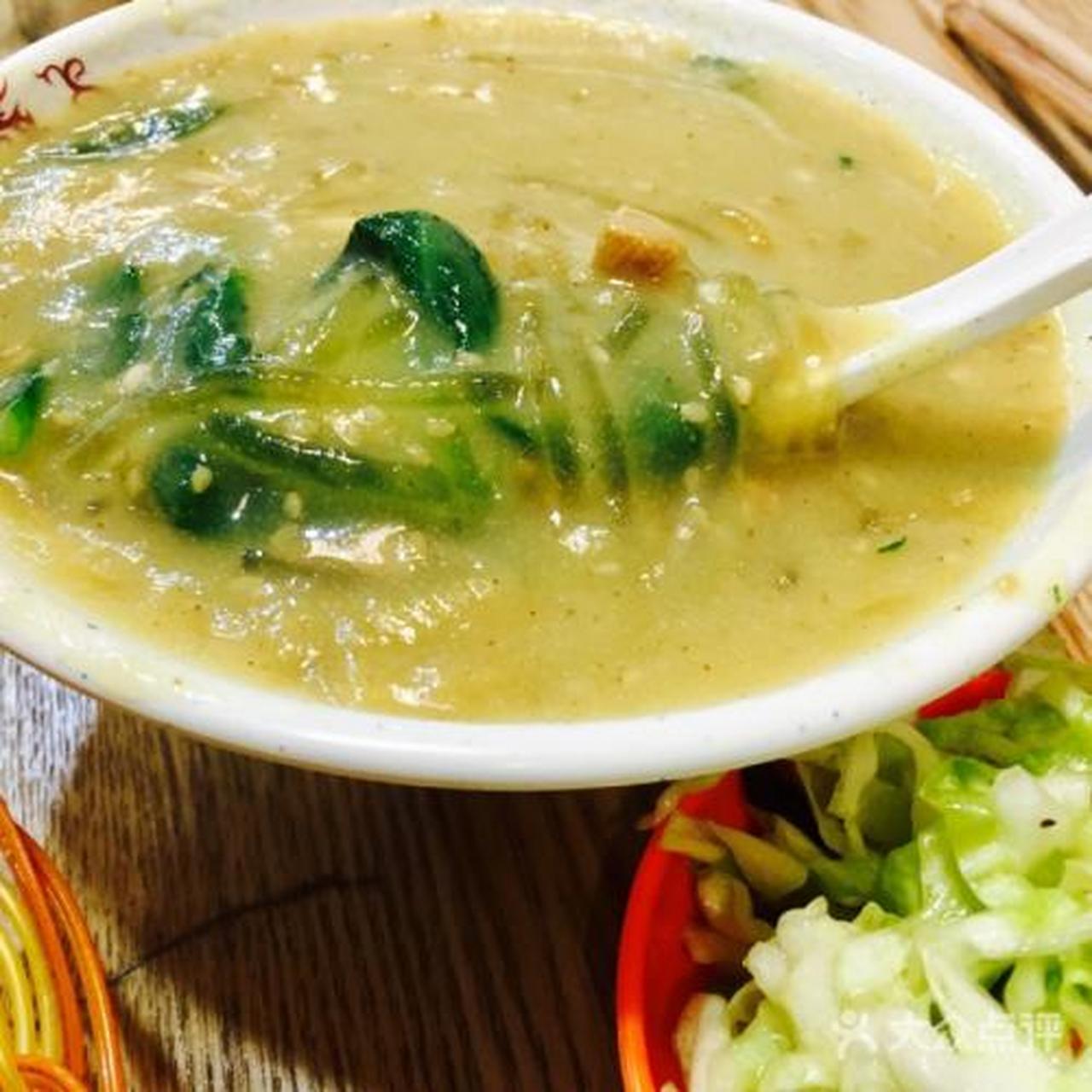 百城百味#五香豆沫是深受安阳群众欢迎的一种汉族小吃,属于汤食熬制