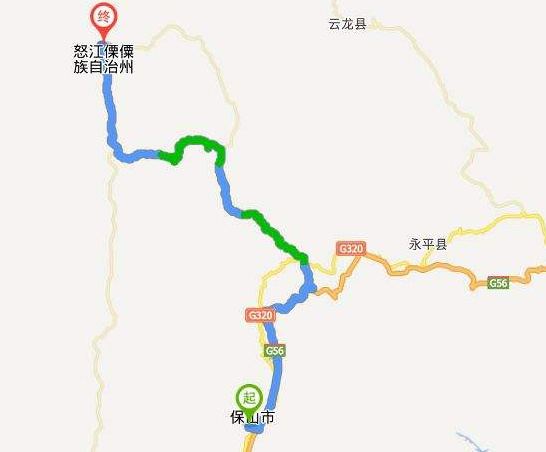 这条高速就是保泸高速公路.