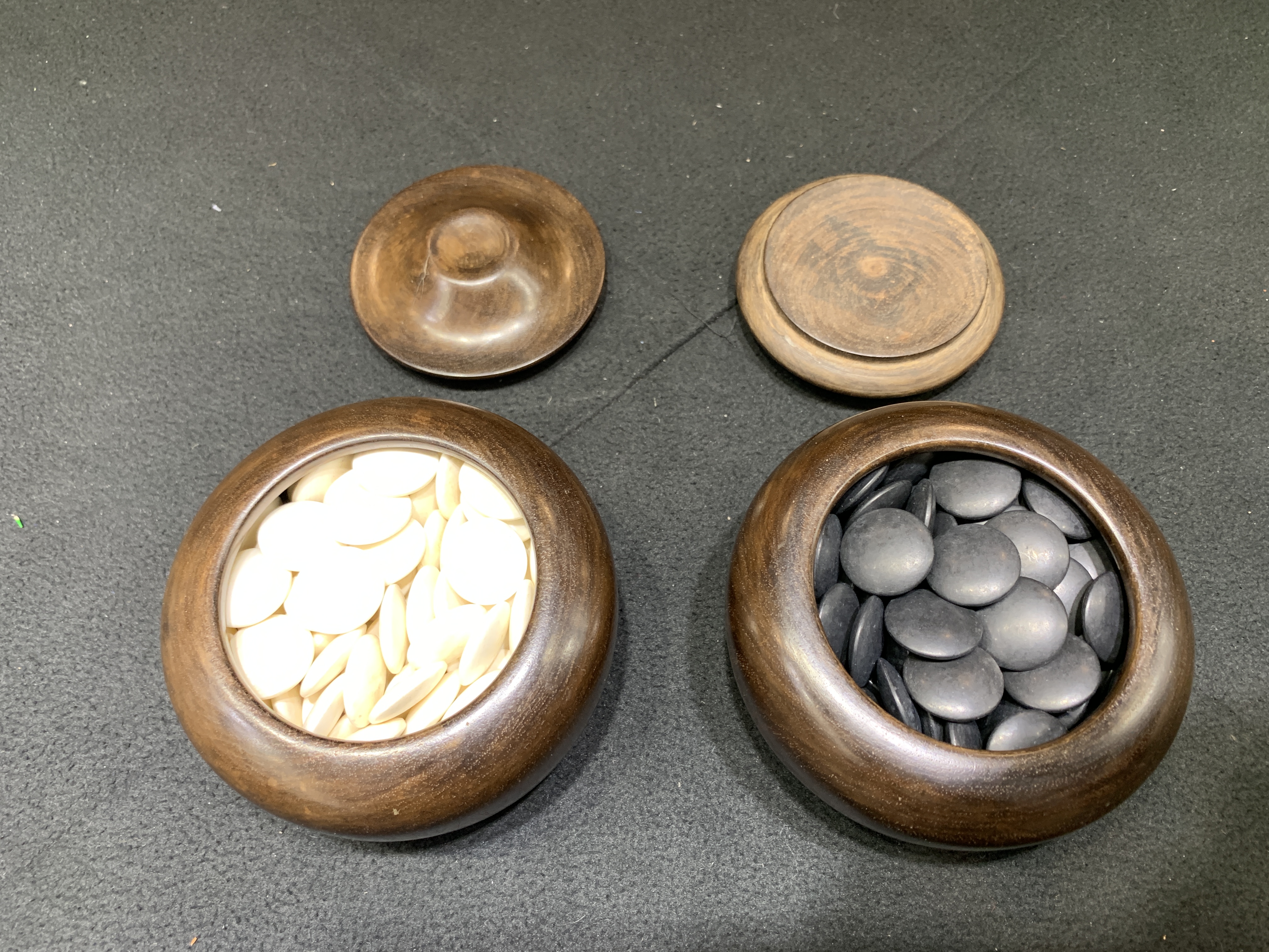 黄花梨围棋罐,琴棋书画中的收藏实用品