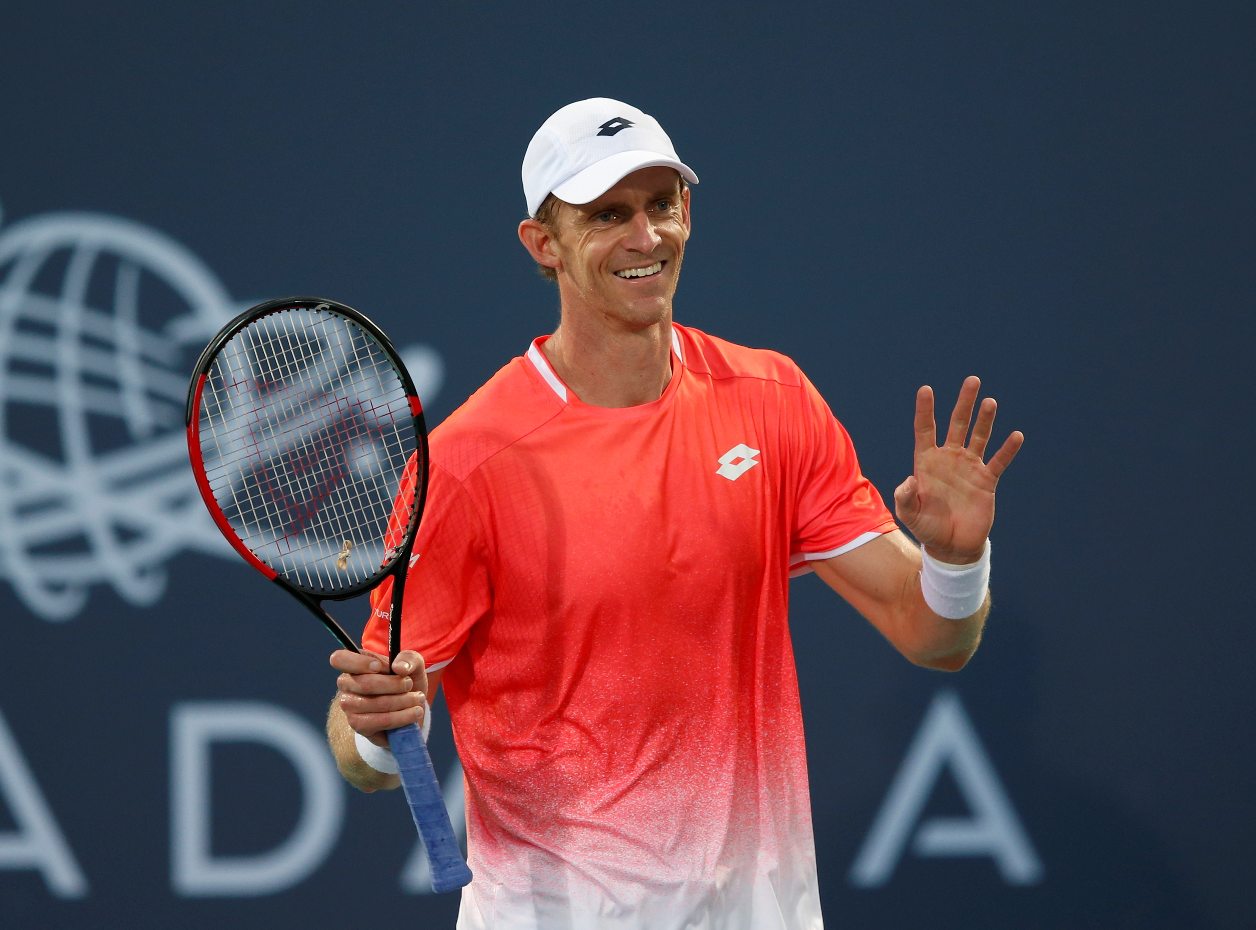 网球——阿布扎比表演赛:安德森胜郑泫(2)