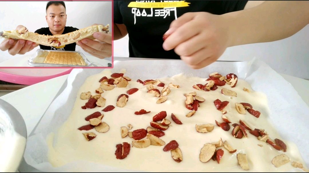 第一次制作红枣枕头蛋糕,居然这么好吃,你学会了吗?