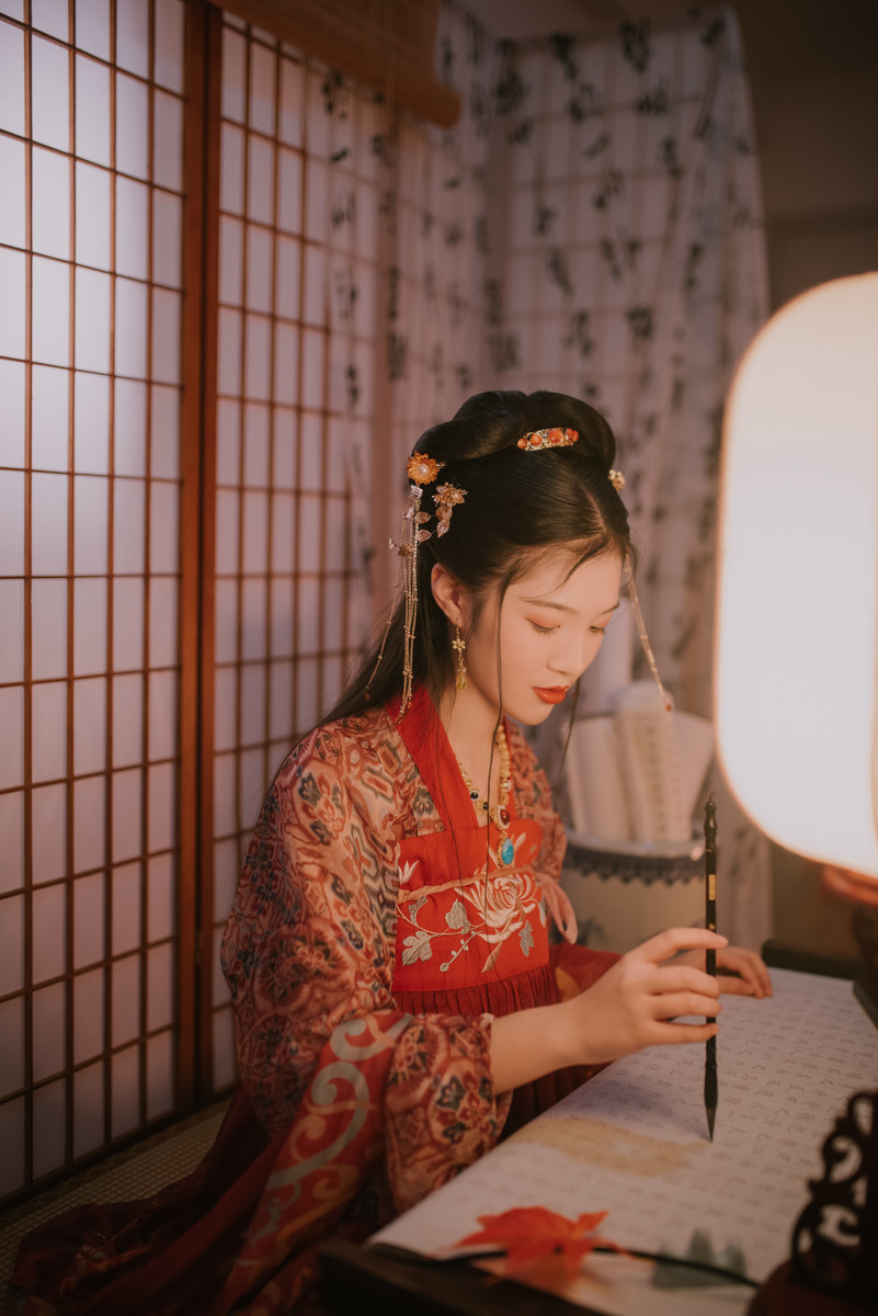 古风人像-梳妆时