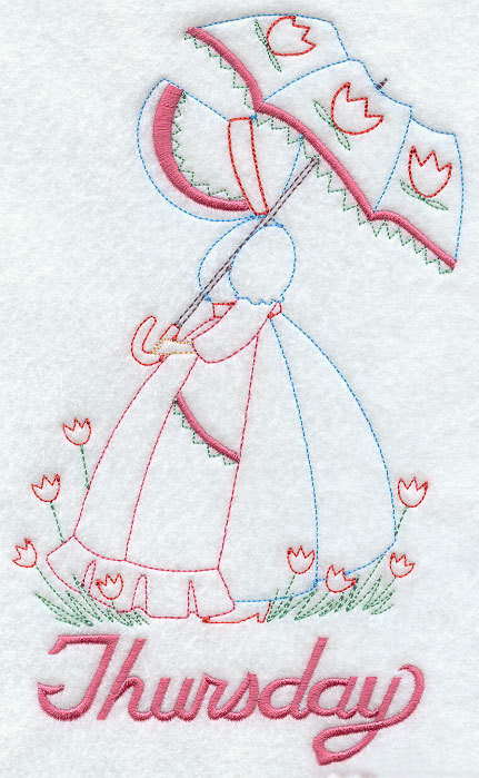 redwork刺绣:21张刺绣线稿,有针法演示,适合零基础的小伙伴哦