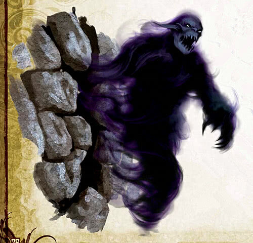 恐怖暗夜中的两种最大地精:熊地精和雪熊怪,热爱黑暗,擅长缩骨