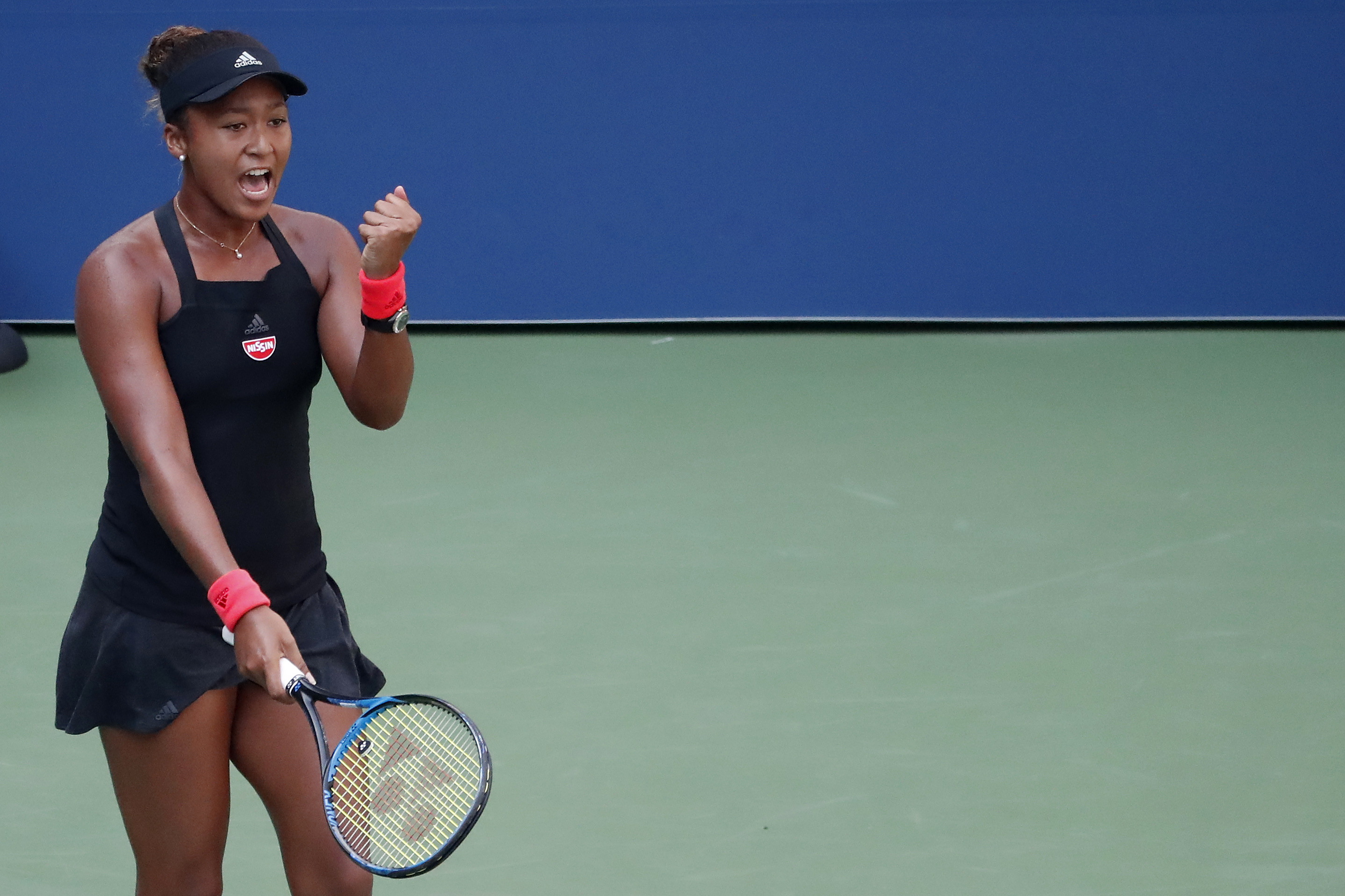 网球——美网:大阪直美晋级八强(21)