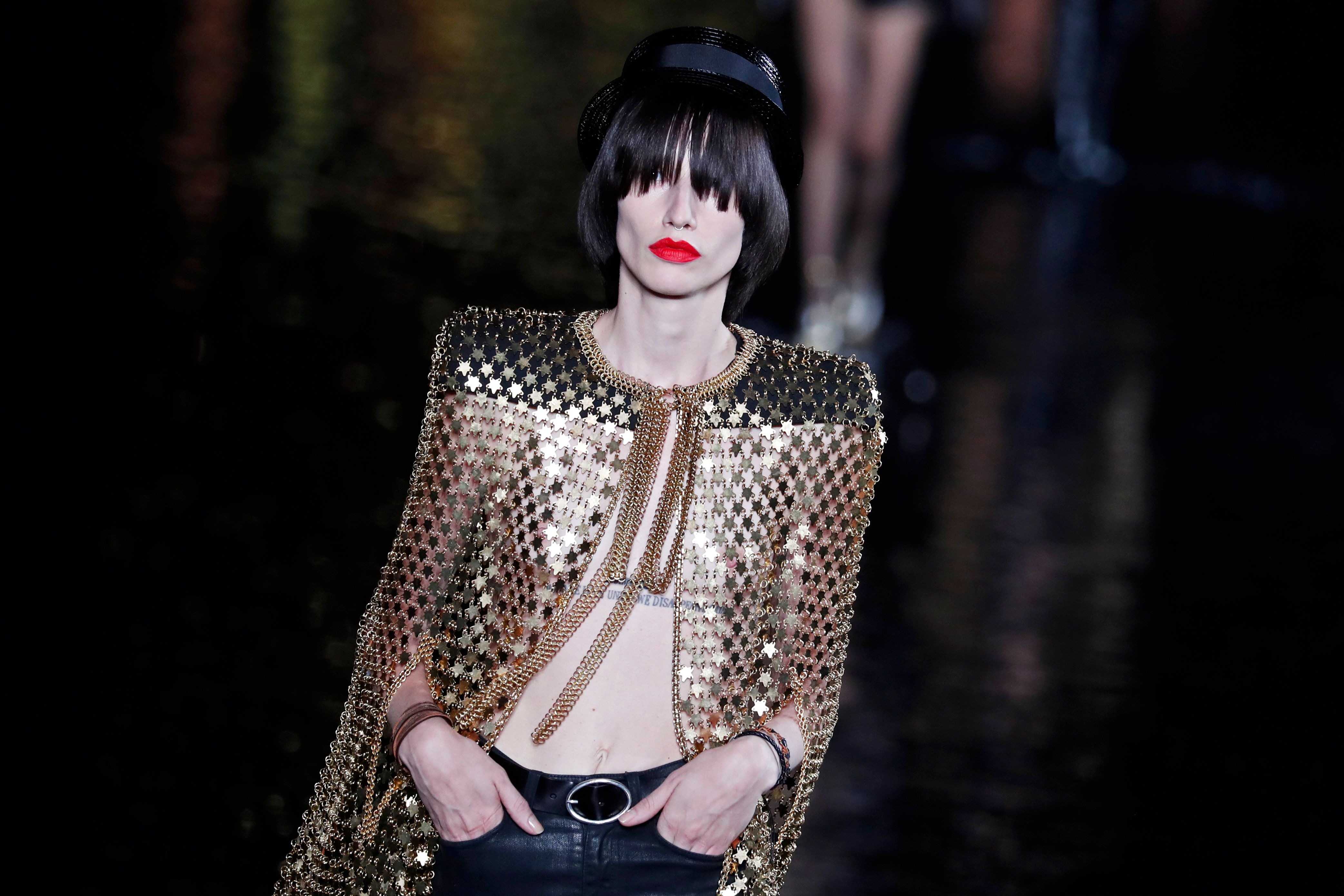 巴黎时装周——saint laurent品牌时装秀(5)