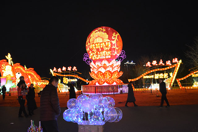 2019年山西运城新年灯展聚焦(一):禹都公园的河津民俗文化