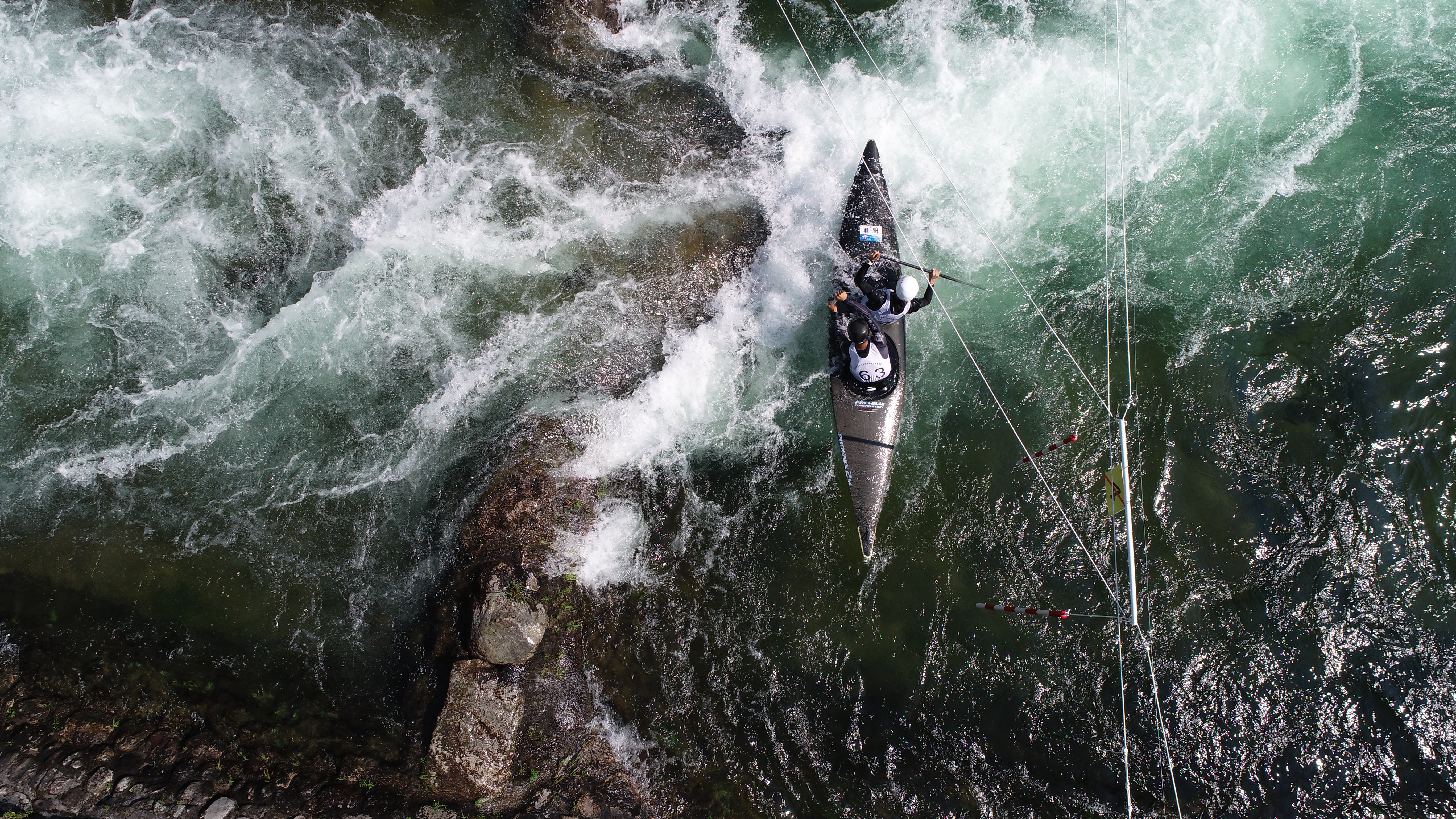 皮划艇——全国皮划艇激流回旋青少年锦标赛开赛(2)