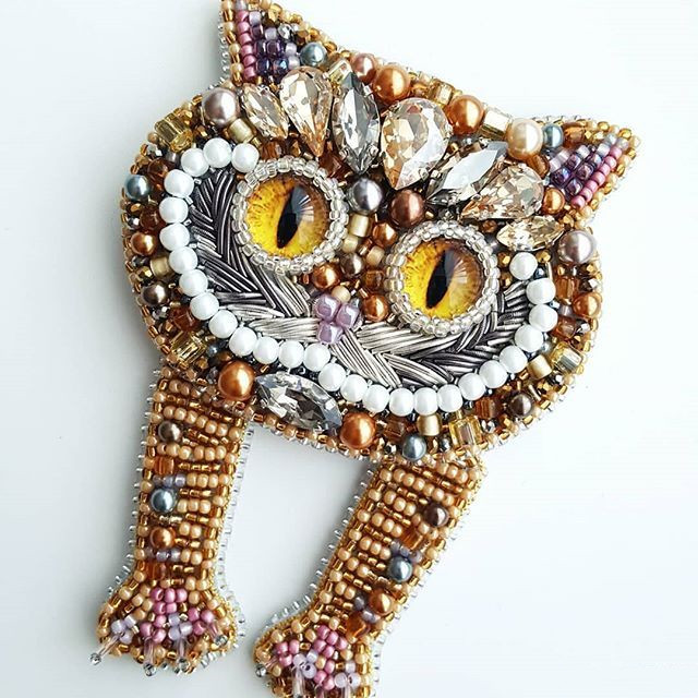 珠绣:小可爱,珠绣界的小可爱,附2款珠绣教程