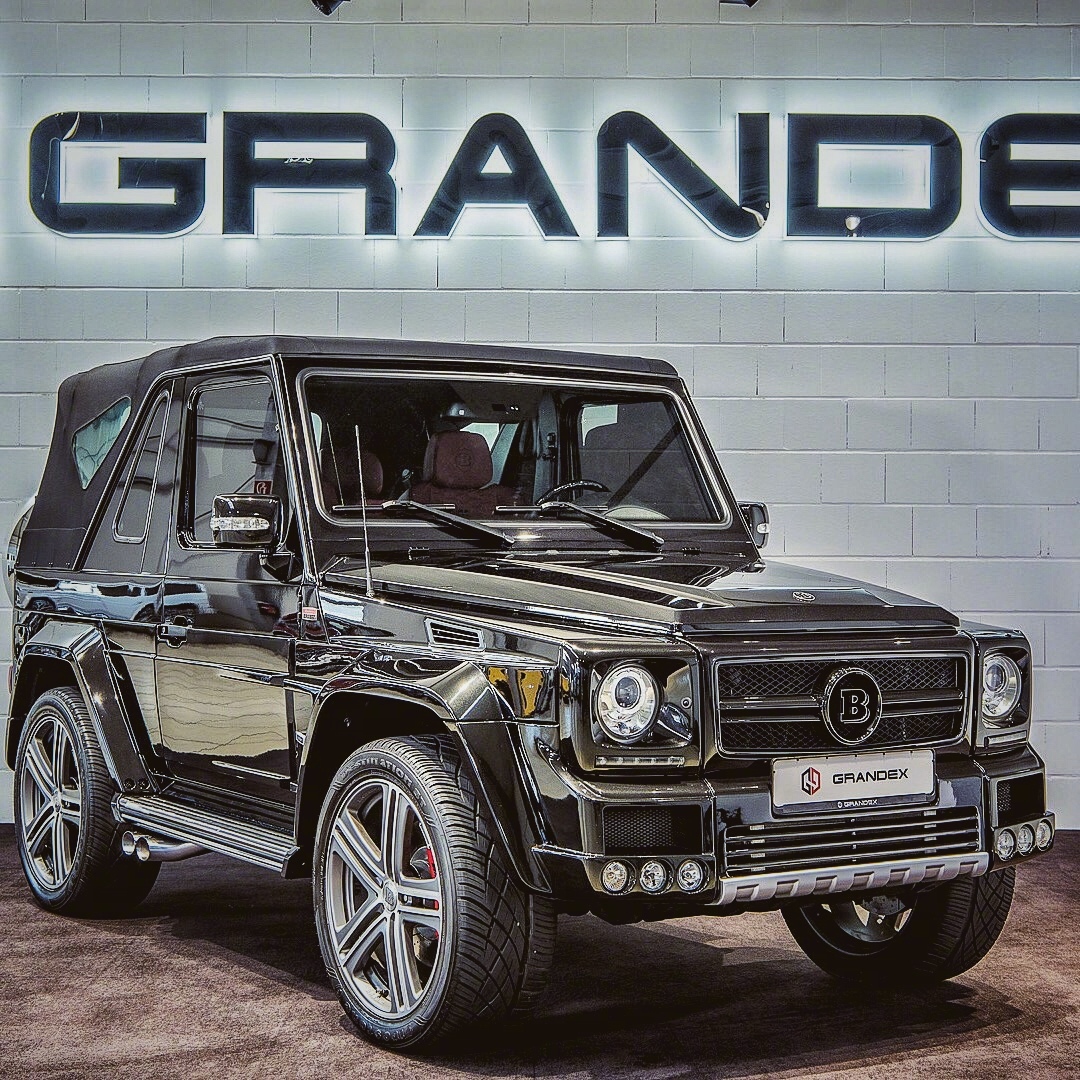 两门版的奔驰g级你见过吗?这台敞篷巴博斯g级完全不输迈巴赫g650