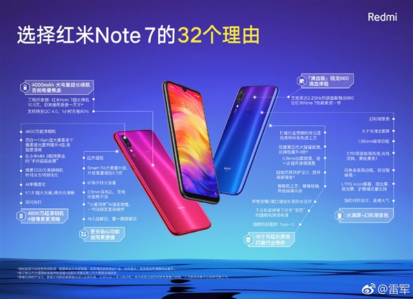 红米note7参数图片