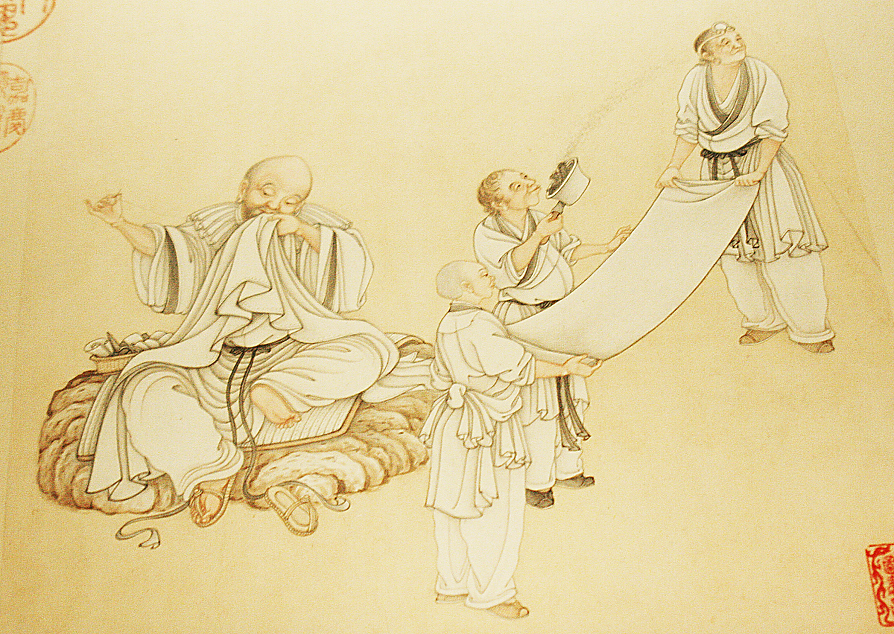 四大罗汉,十六罗汉,十八罗汉与五百罗汉.