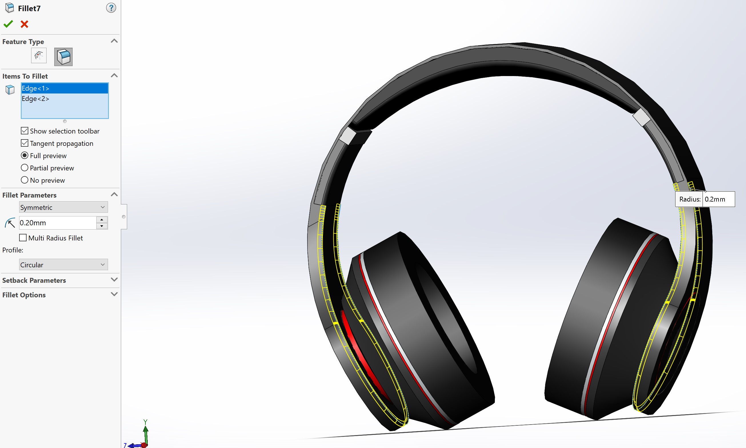 beats 头戴耳机的solidworks建模