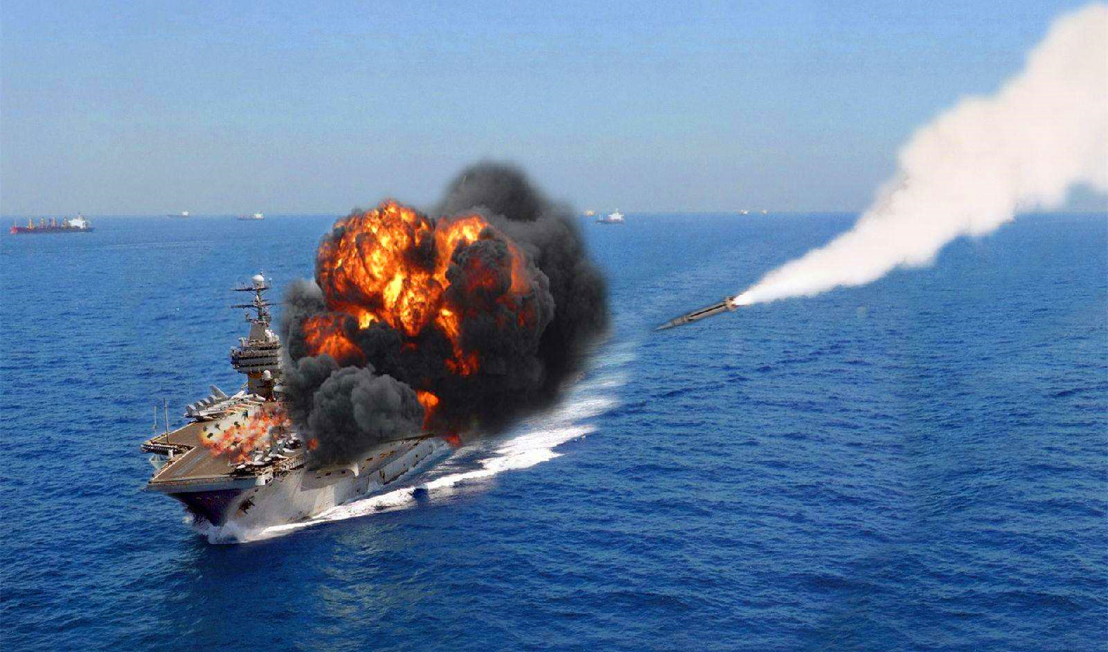 上千枚导弹饱和攻击,核航母编队完全瘫痪,美军:这下麻烦大了