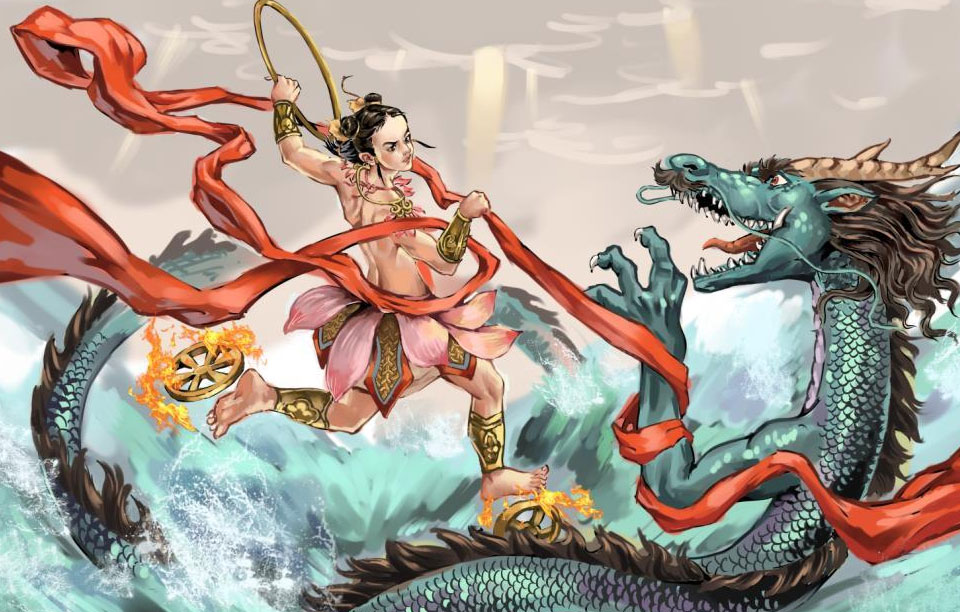 小哪吒大背景哪吒能够从小狂到大那是有资本的