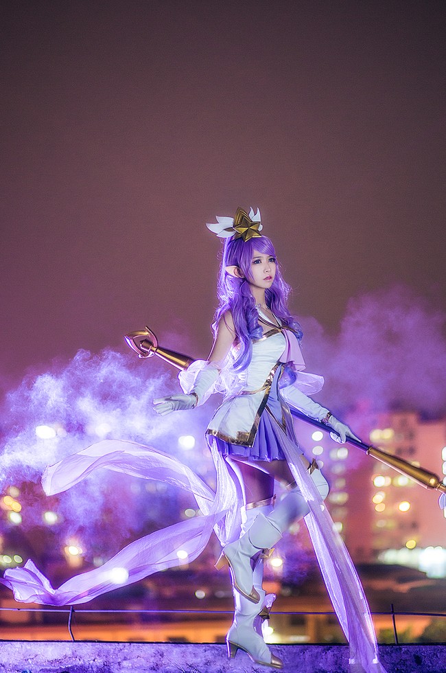 cos美图:魔法少女迦娜登场,网友表示看呆了,最后一张是亮点!
