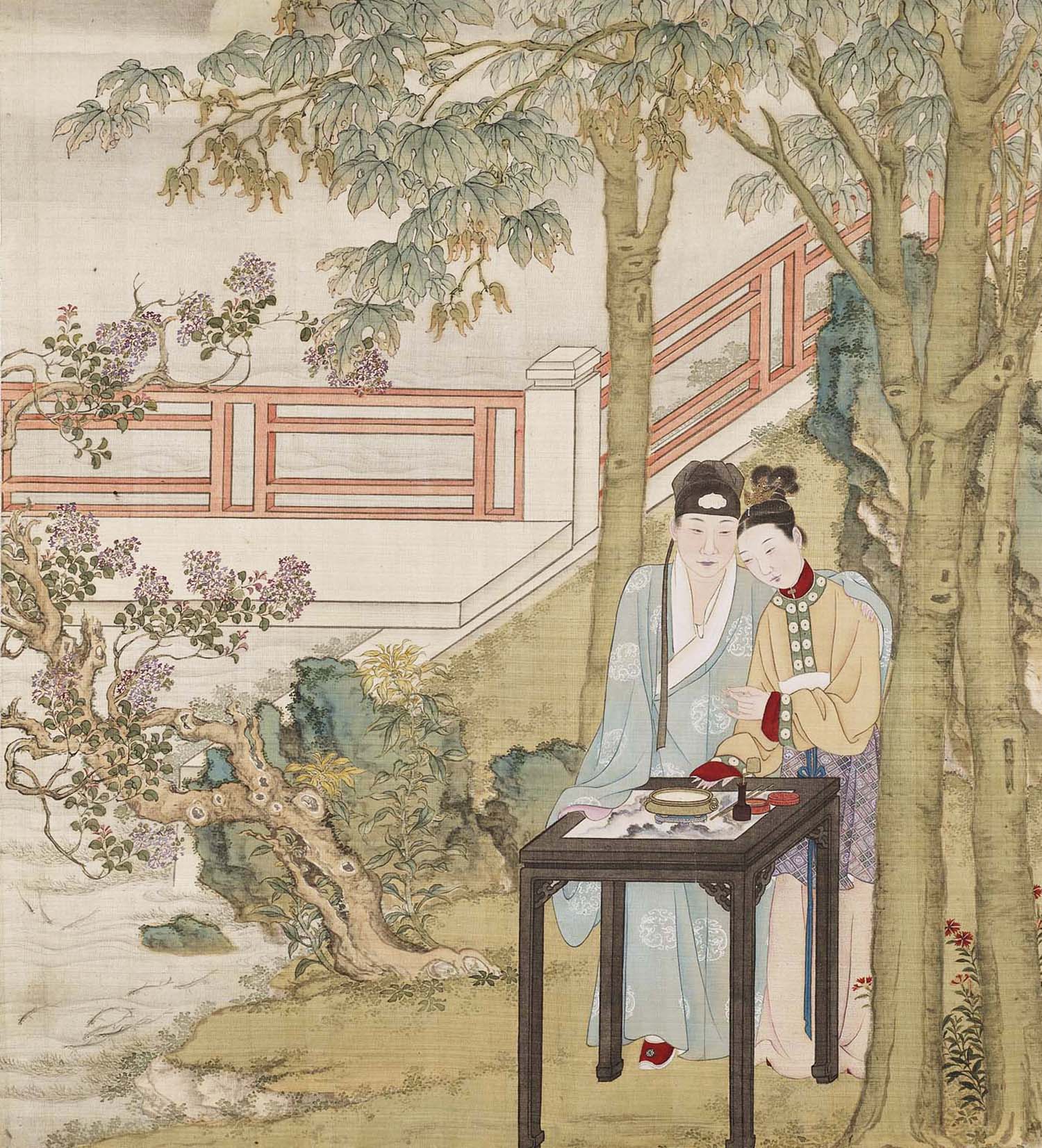 中国古代夫妻间的爱情,不仅相敬如宾,而且委婉动听