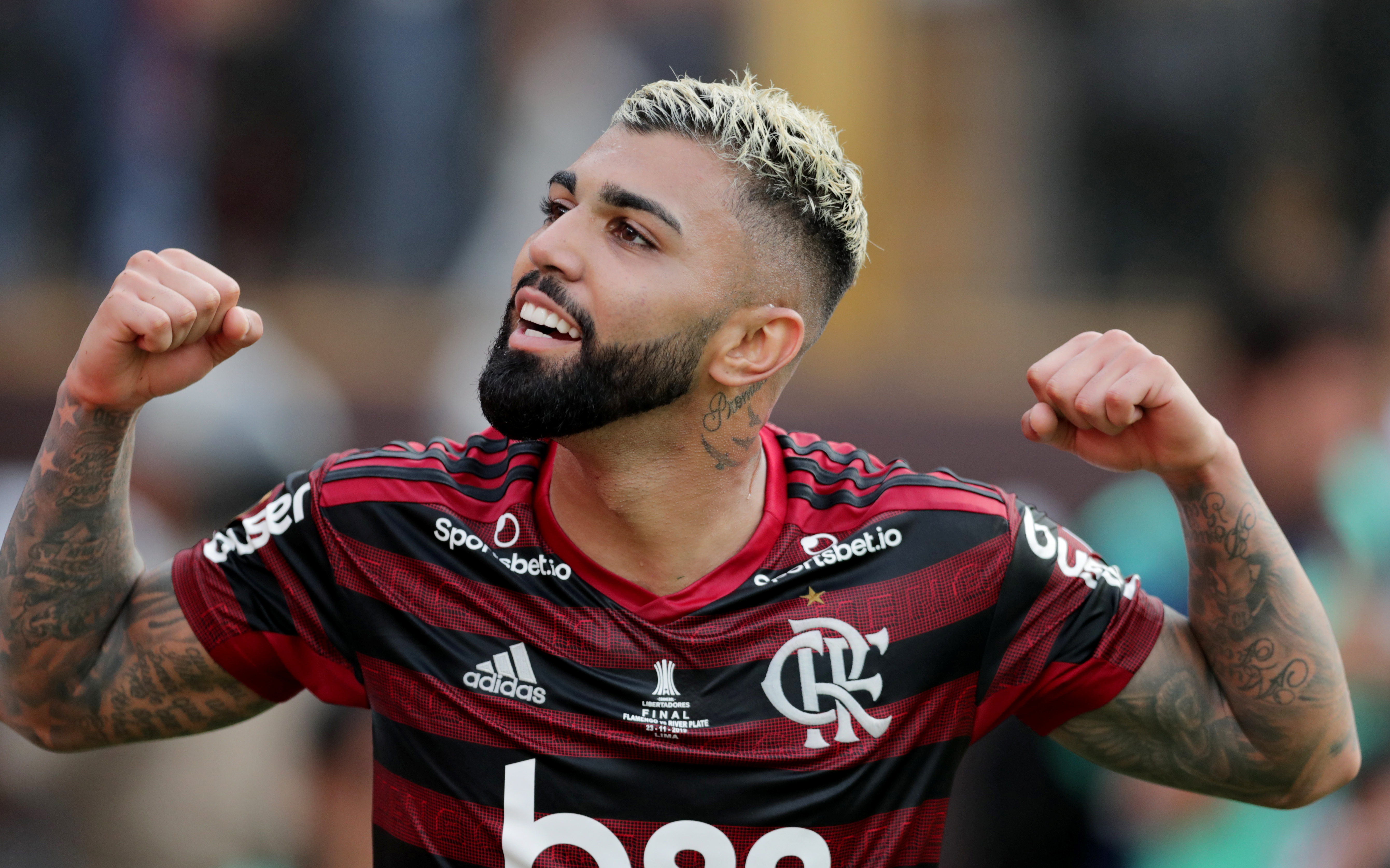 足球——南美解放者杯:弗拉门戈队夺冠