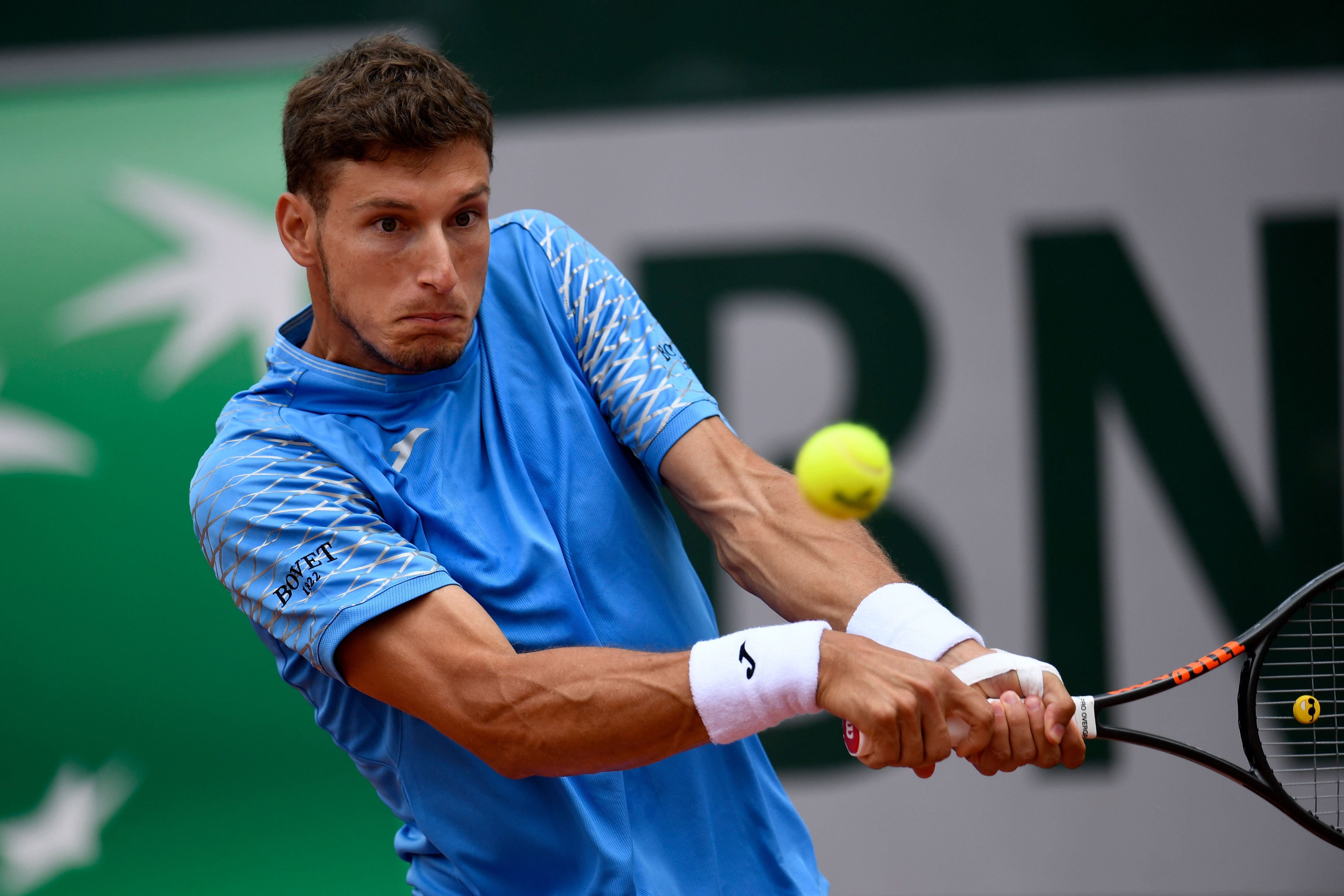 网球——法网:布斯塔晋级(6)